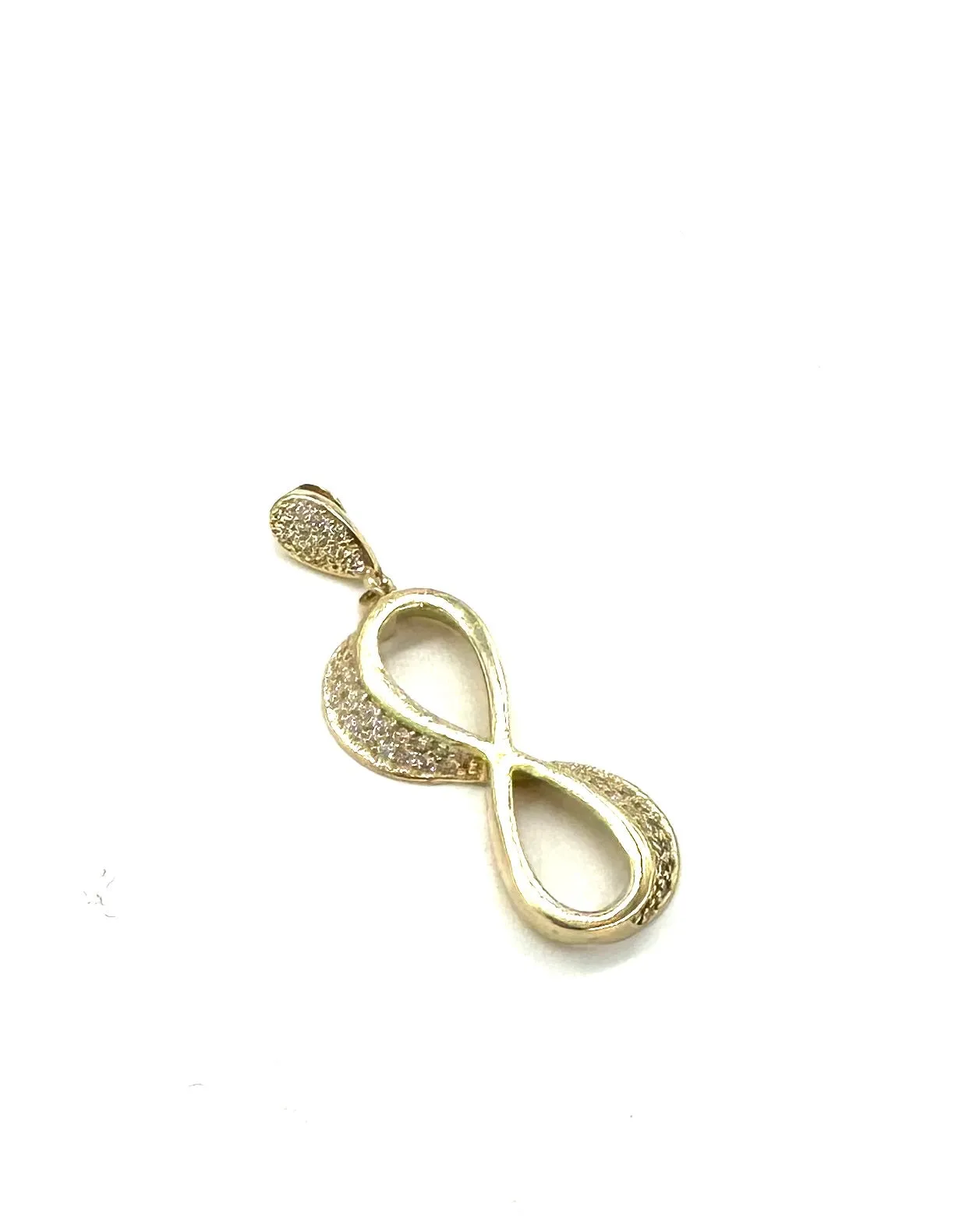 1/4 Ctw Diamond Infinity Pendant