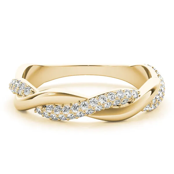 14K Ladies Stackable Ring/ Wedding Band