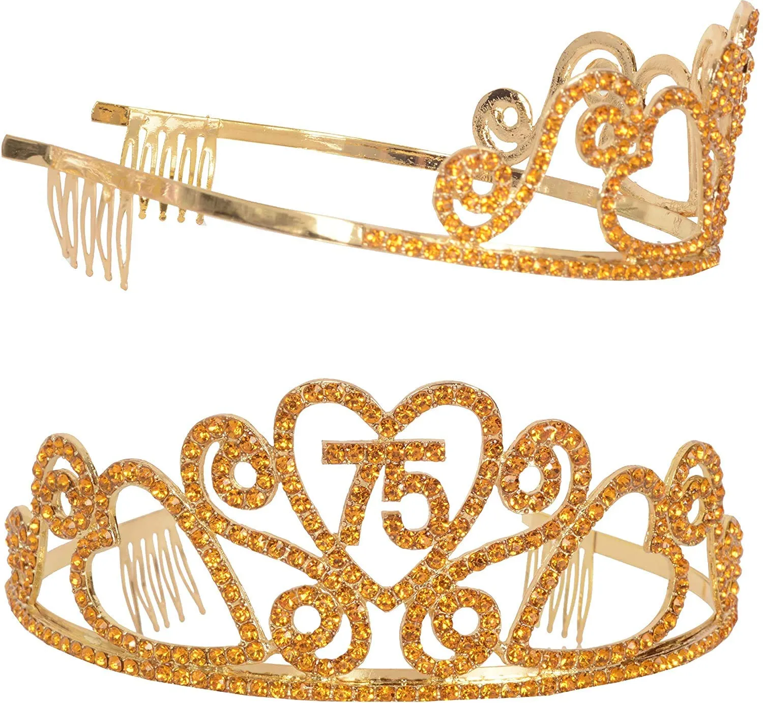 75Th Birthday Gifts For Women, 75Th Birthday Tiara And Sash, Happy 75Th Birthday Party