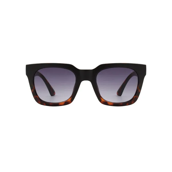 A Kjaerbede Nancy Sunglasses - Black Demi Tortoise