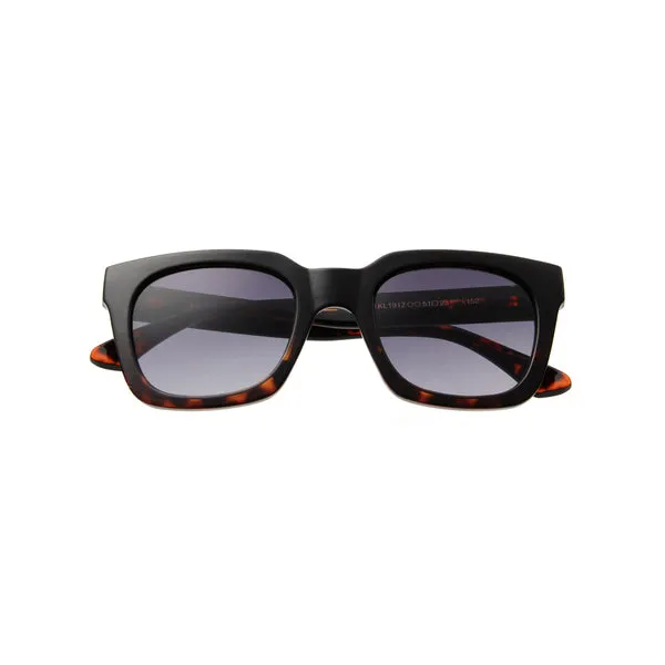 A Kjaerbede Nancy Sunglasses - Black Demi Tortoise