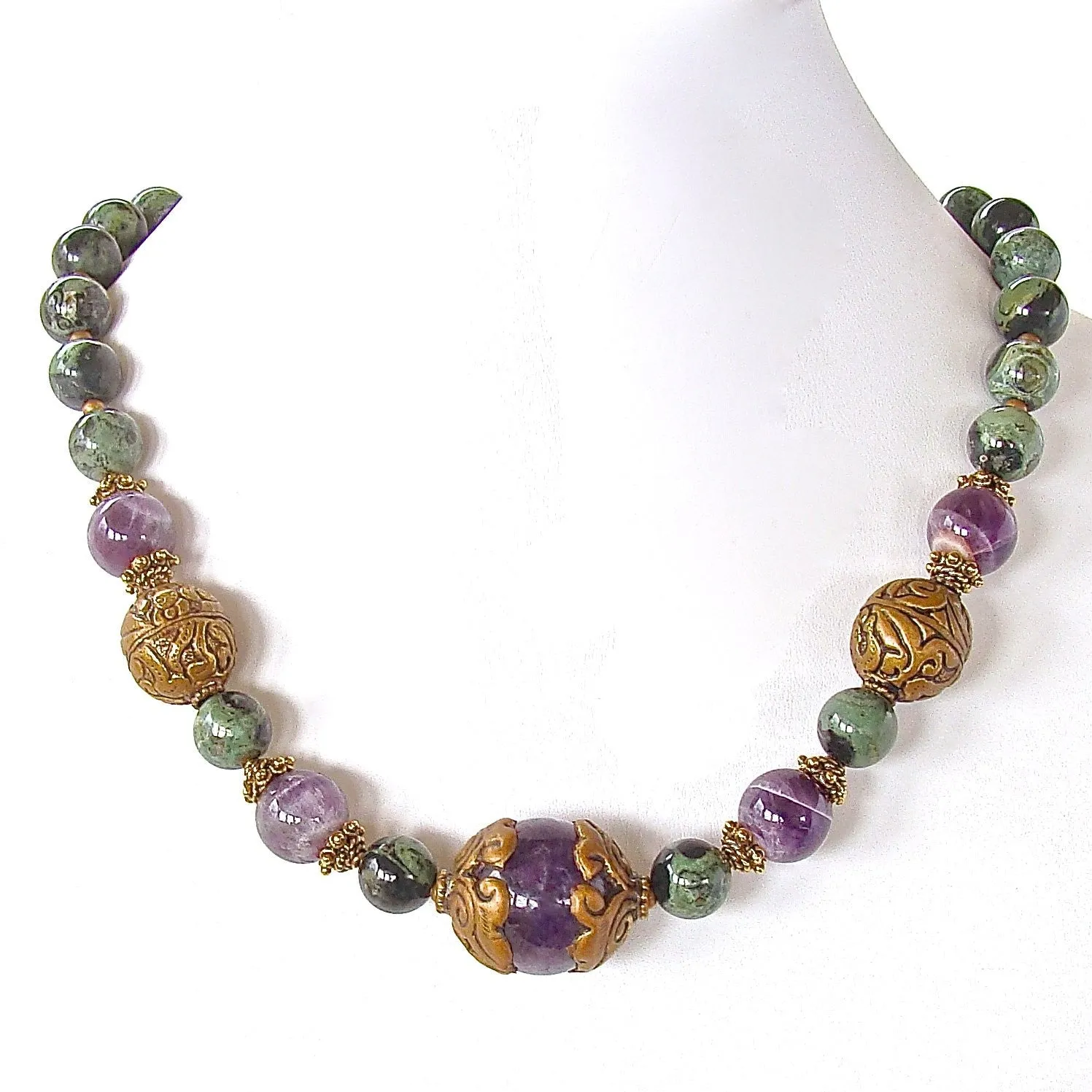 Alaya: Exotic Gemstone Choker