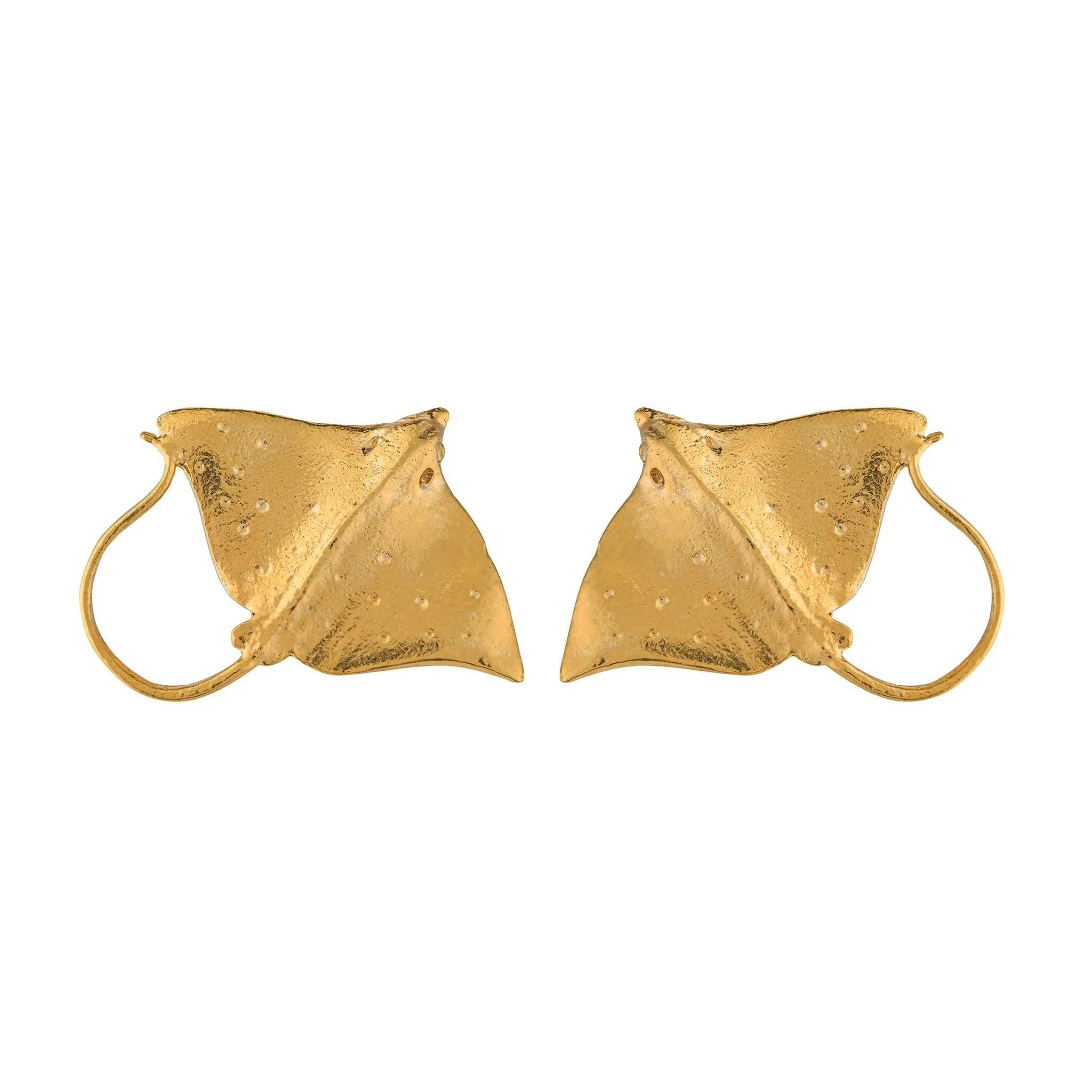 Alex Monroe Stingray Stud Earrings