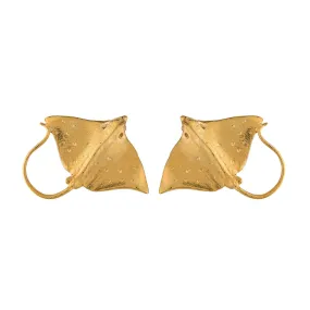 Alex Monroe Stingray Stud Earrings