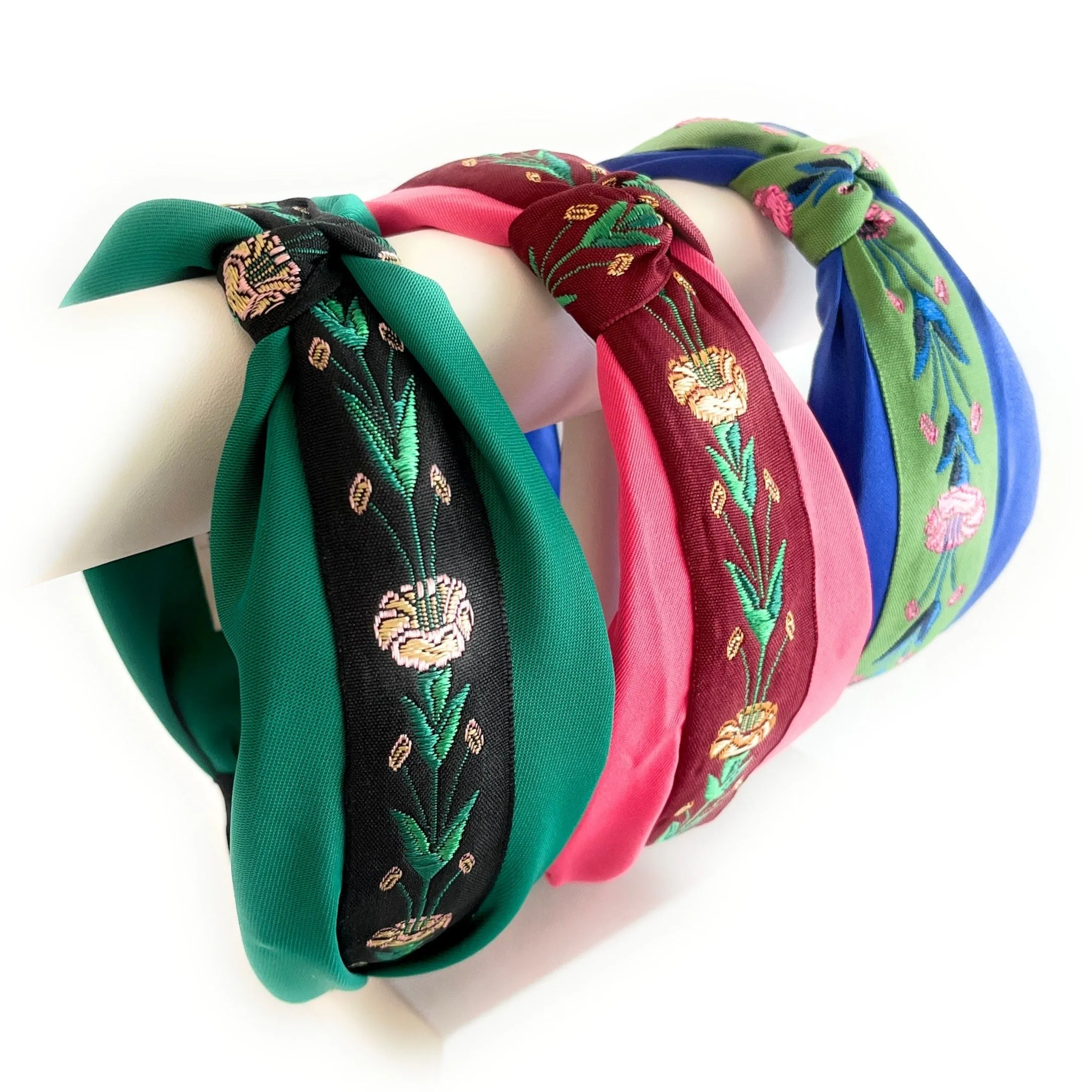 Alison Embroidery Knot Headband