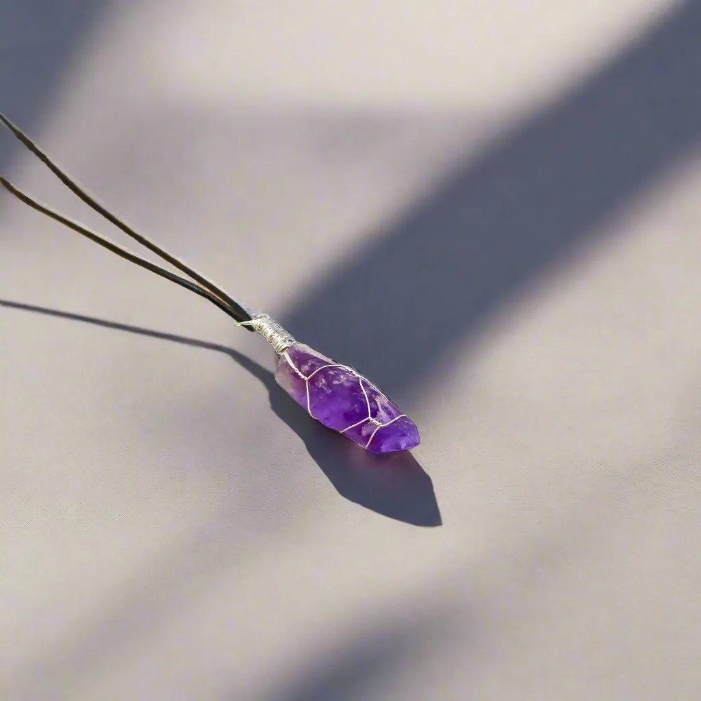 Amethyst Necklace – Elegant Simplicity Meets Healing Power