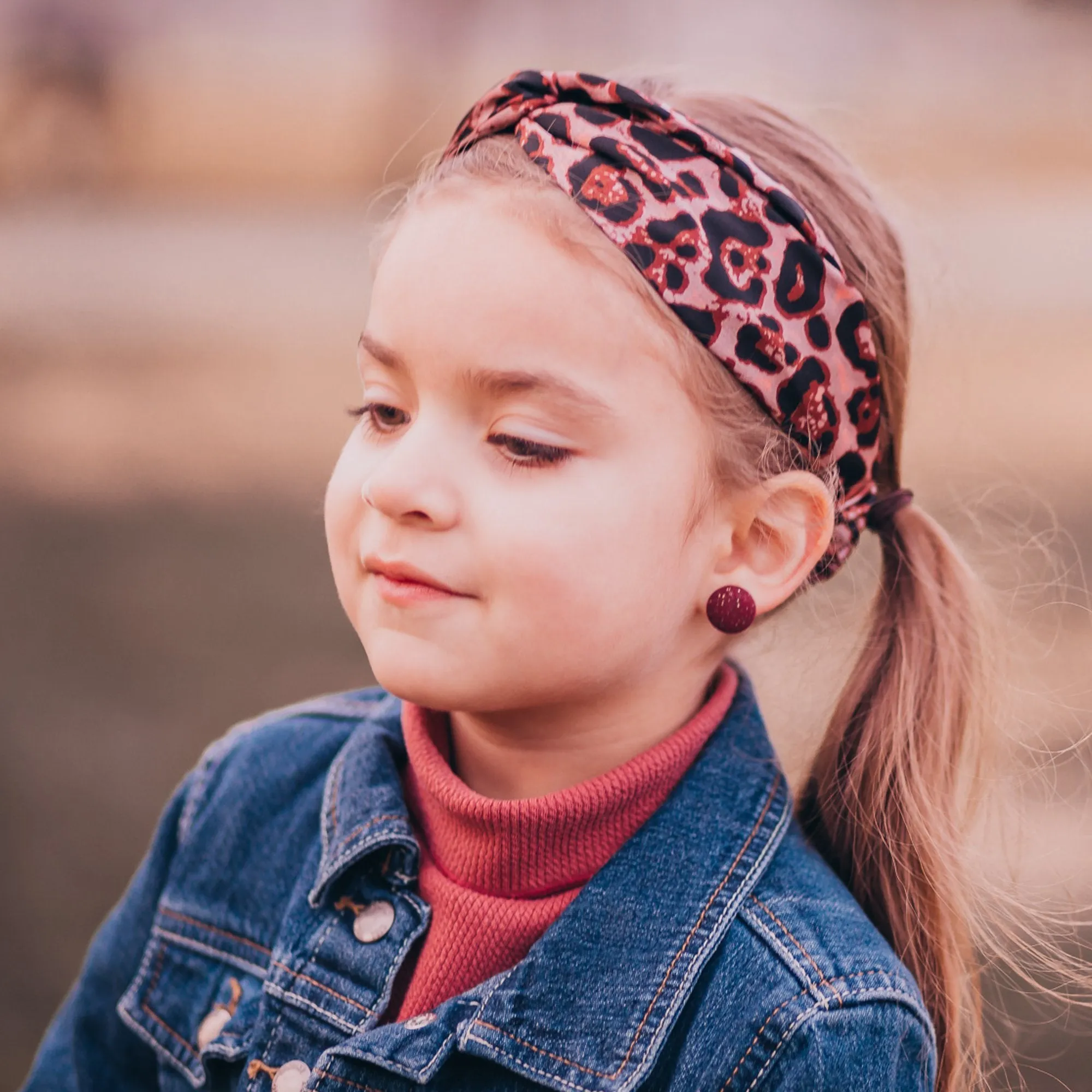 Animal Print Knot Headband