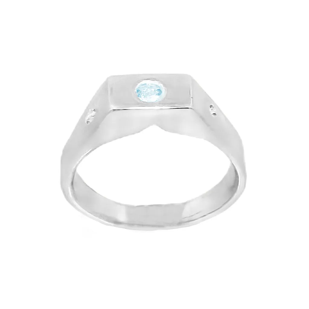 Aquamarine Ring (size 8)