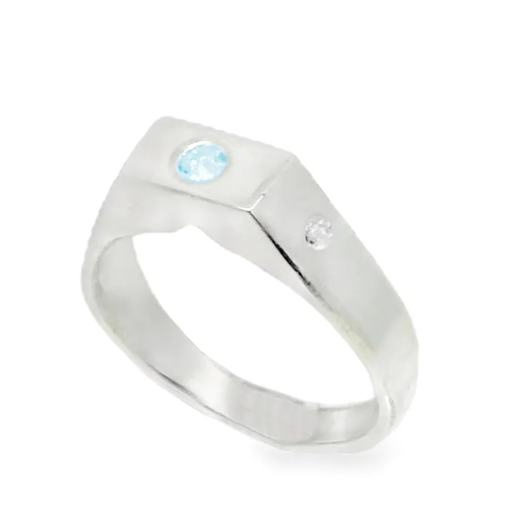 Aquamarine Ring (size 8)