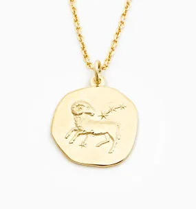 Aries Zodiac Necklace