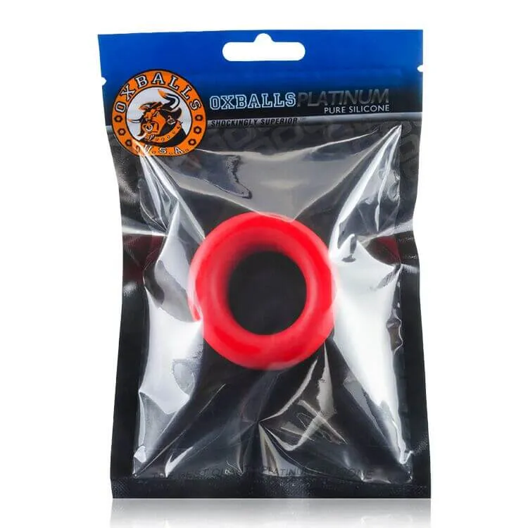 Atomic Jock Balls-T Ballstretcher - Silicone Smoosh Red (Small) by Oxballs