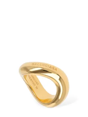 Balenciaga   Loop brass ring 