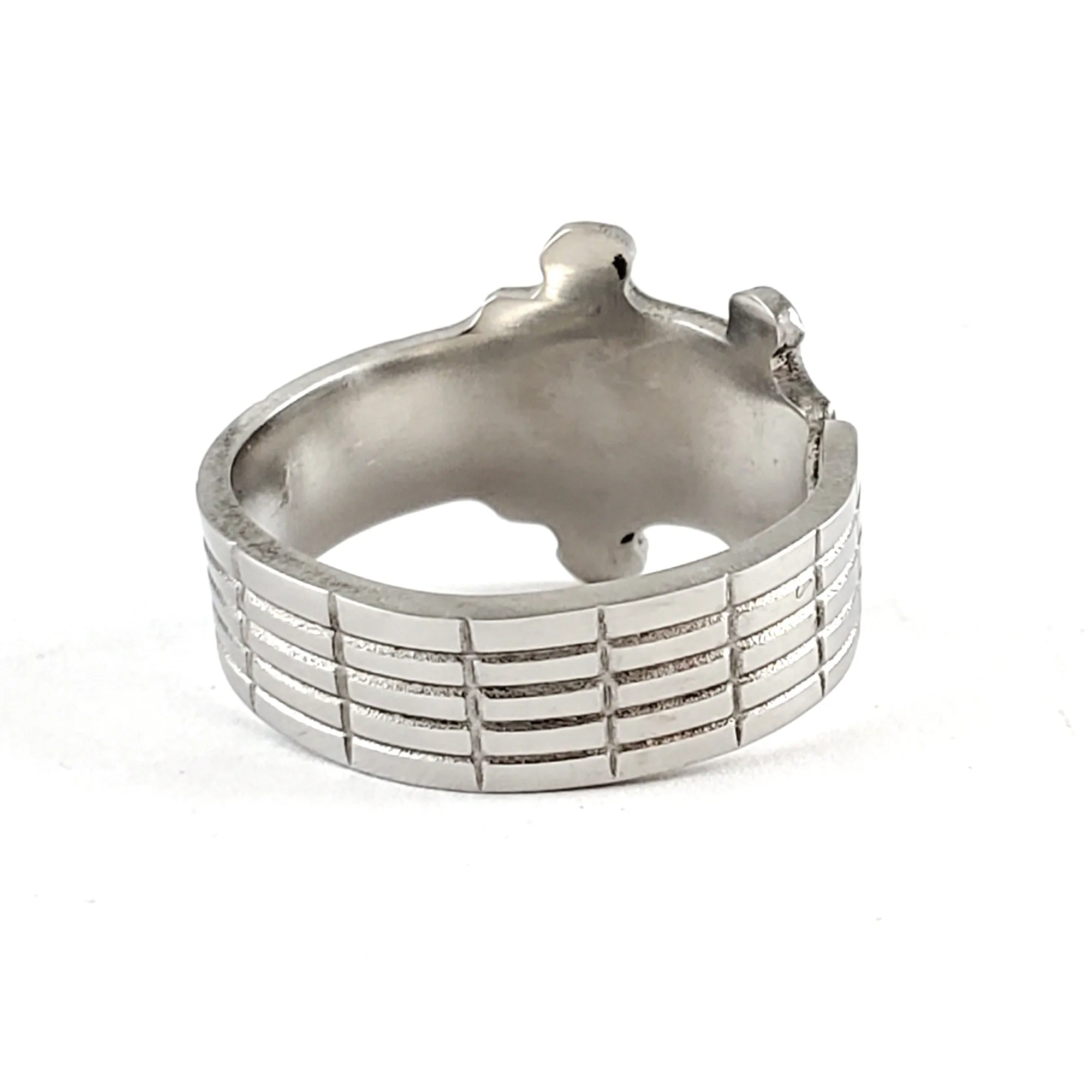 Bass Guitar Neck Stainless Steel Spoon Ring