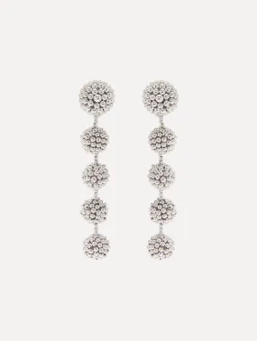 Beaded Sphere Clip-On Earrings