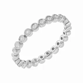 Bezel Set Diamond Eternity Band