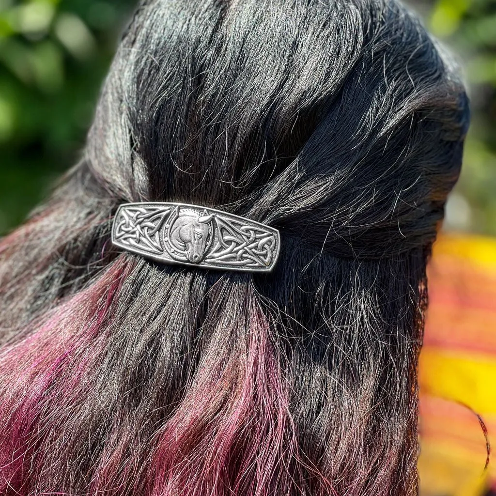 Celtic Horseshoe Barrette