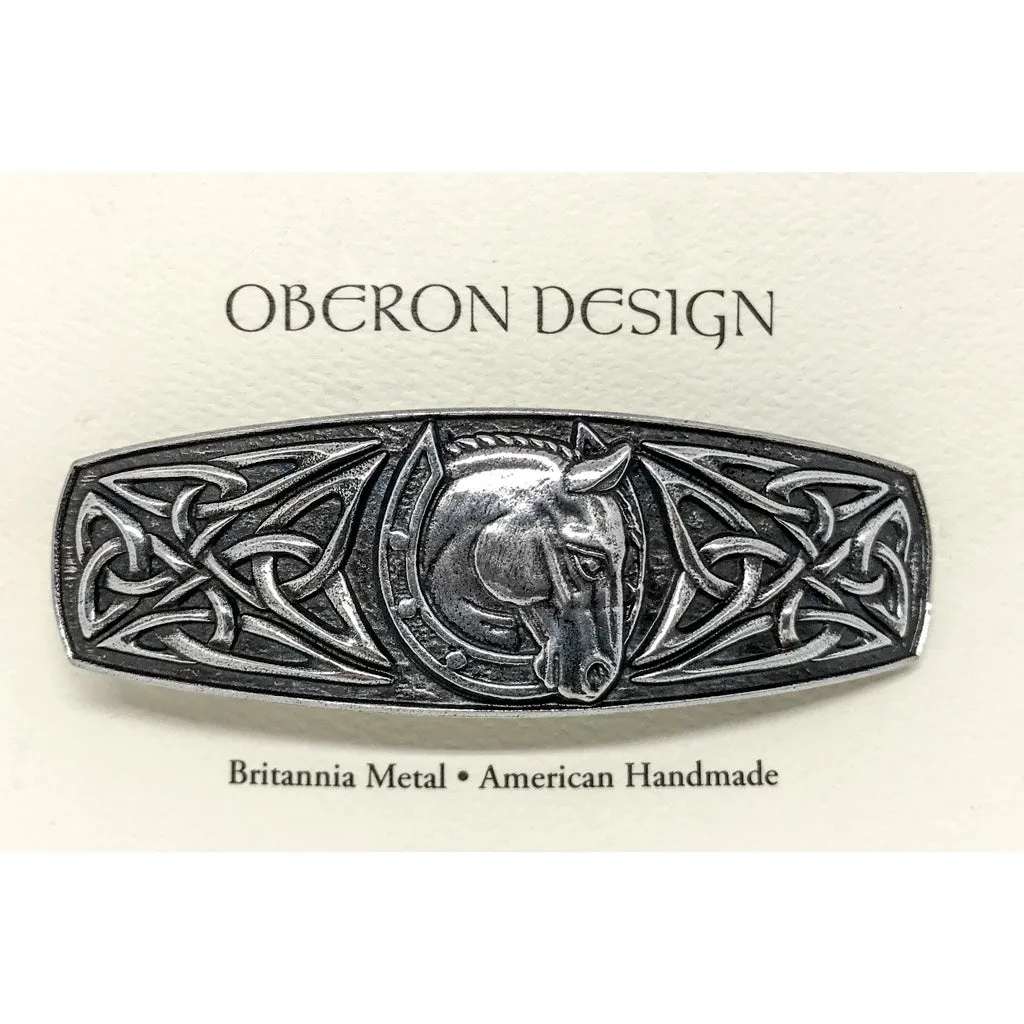 Celtic Horseshoe Barrette