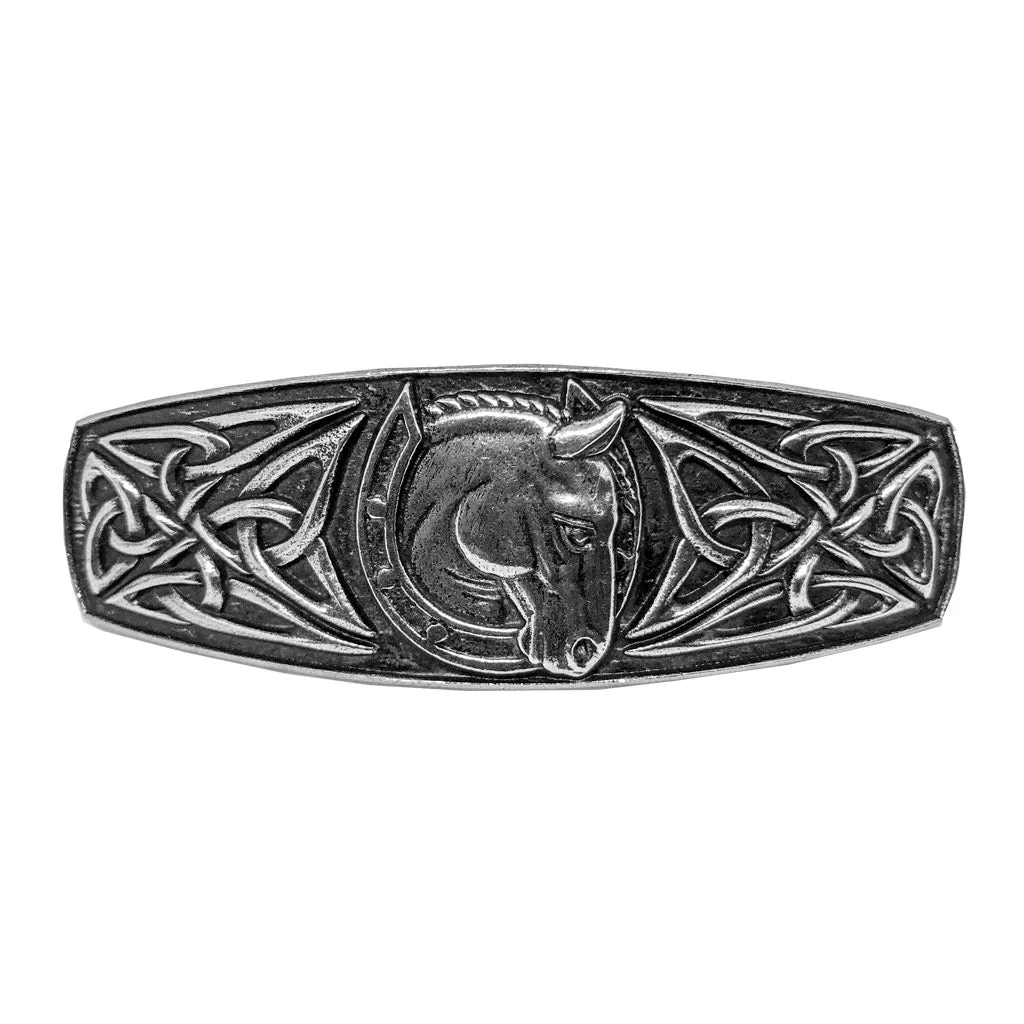 Celtic Horseshoe Barrette