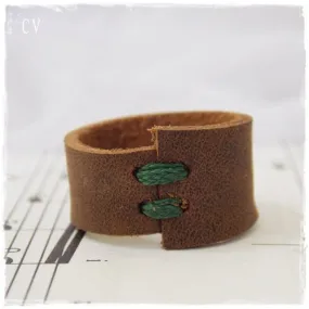 Celtic Leather Ring