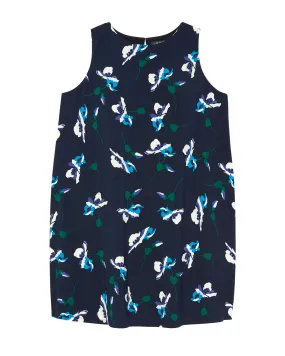 Charlestown Dress | Navy / Light Blue