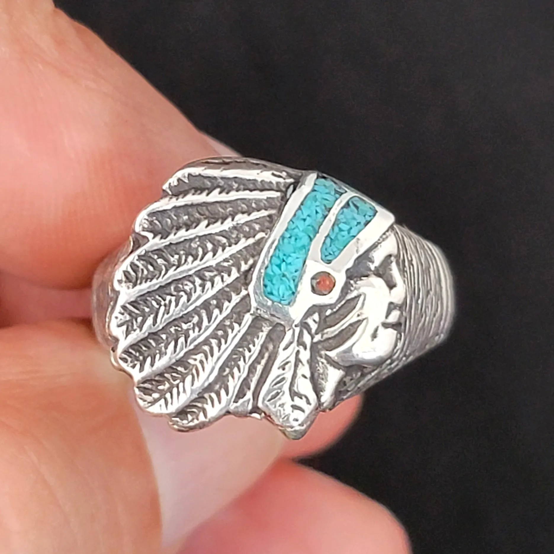 Chief Head Ring - Not Native Made