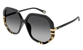 CHLOE-CH0105SA002 BLACK (2-0105002-6016-SUNGLASSES