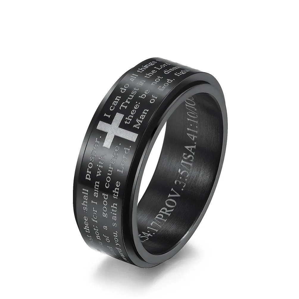 Christian Scripture Spinner Ring