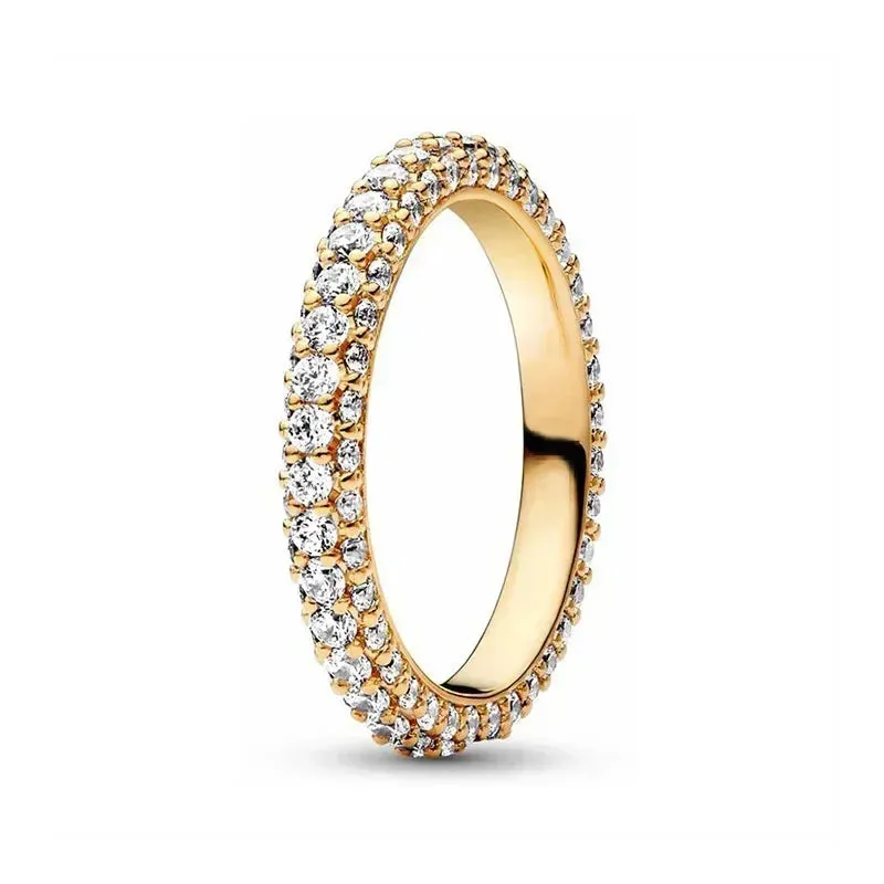 Classic Crown Round Gold Ring