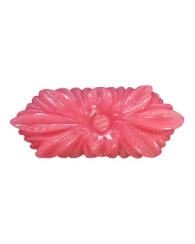 Classic Hardware Retrolite Floral Barrette in Pink