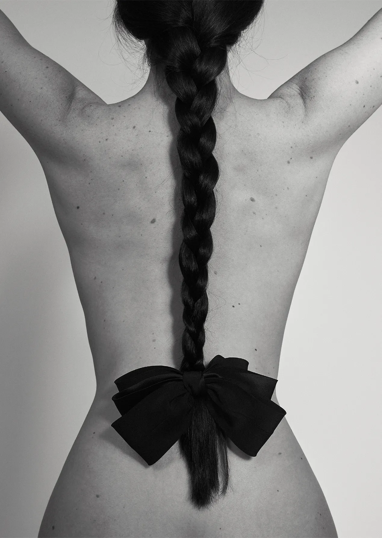 Classic Silk Bow — Black