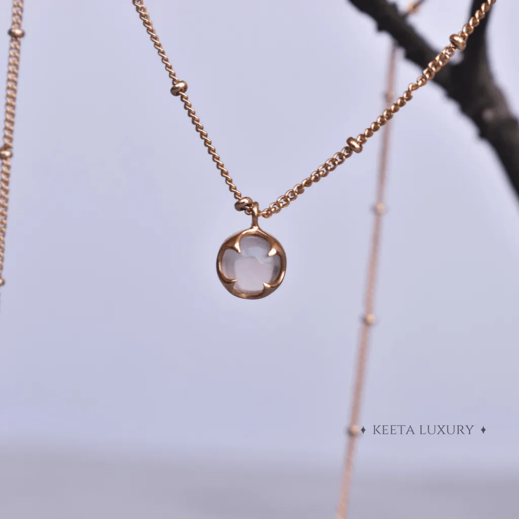 Claw - Rose Quartz Necklace