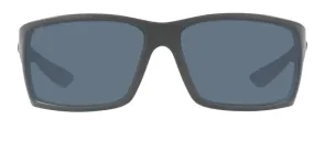 Costa Del Mar Reefton Matte Gray Frame - Gray 580 Plastic Lens - Polarized Sunglasses