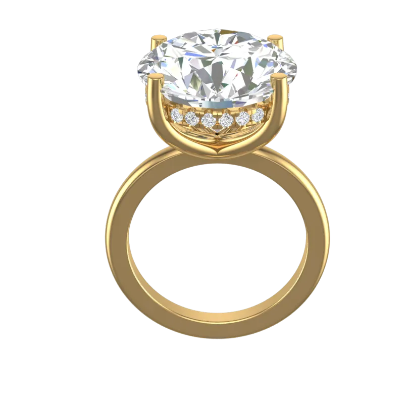 Cubic Zirconia Engagement Ring- Customer Designed Style 5809