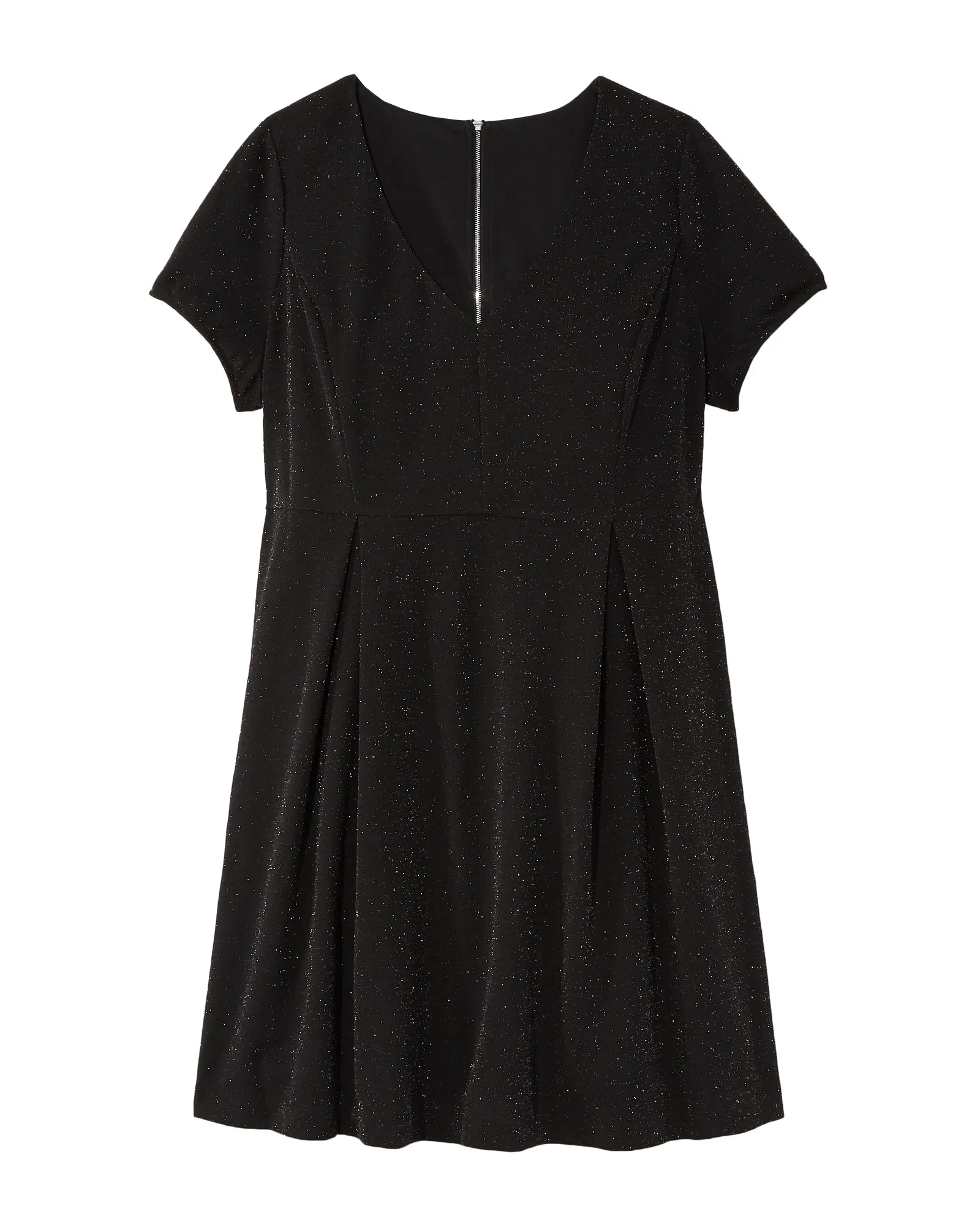 Debbie Fit and Flare Dress | Black