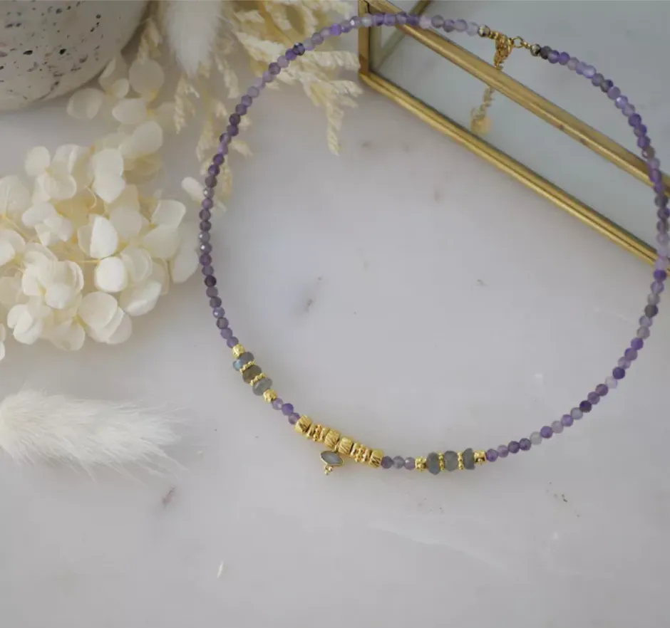 Elakshi Amethyst Necklace