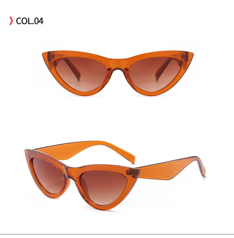 Elegant Gradient Vintage Cat Eye Sunglasses