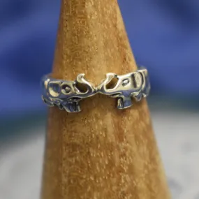 Elephant band Ring (925) Sterling Silver