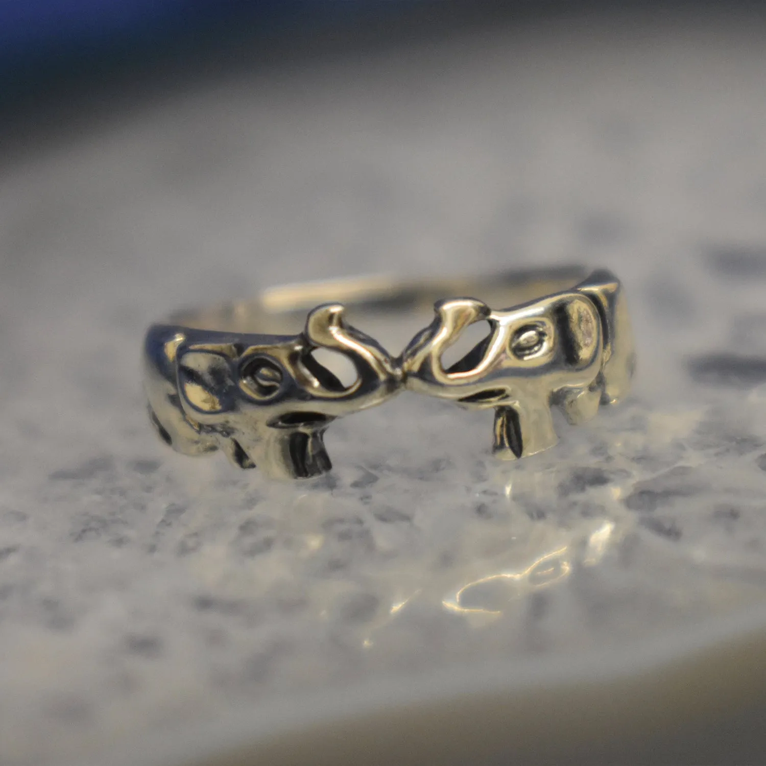 Elephant band Ring (925) Sterling Silver