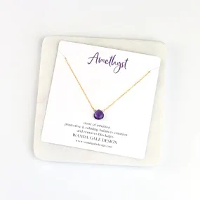 Energy stone necklace - Amethyst