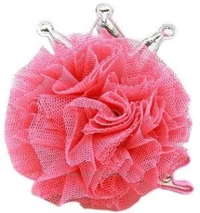 Fabulous Princess Puff Clip-on Hair Barrette-Peach