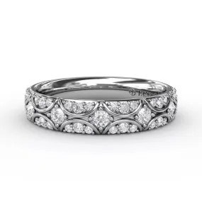 Fana Diamond Crescent Ring 7346