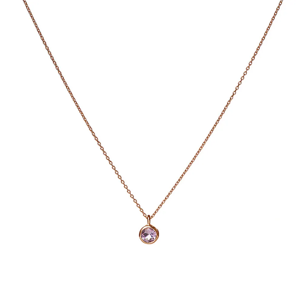 February Birthstone Necklace