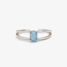 Floating Opal Toe Ring