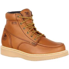 Georgia Boots GB00177 Men's Moc Toe 6" Wedge Sole Work Boot