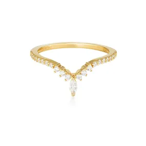 Georgini Rock Star Tiara Gold Ring - 9