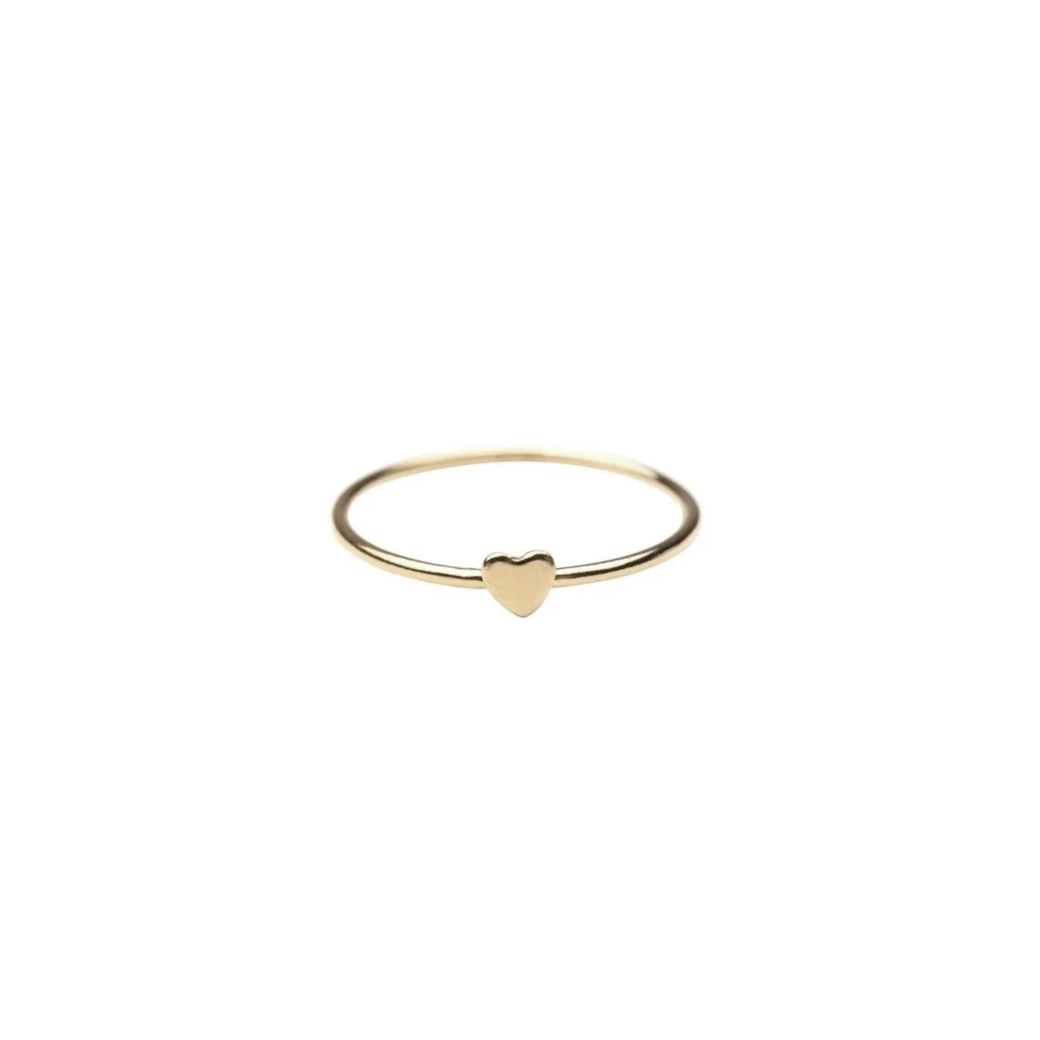 Gold Filled Heart Stacker Ring