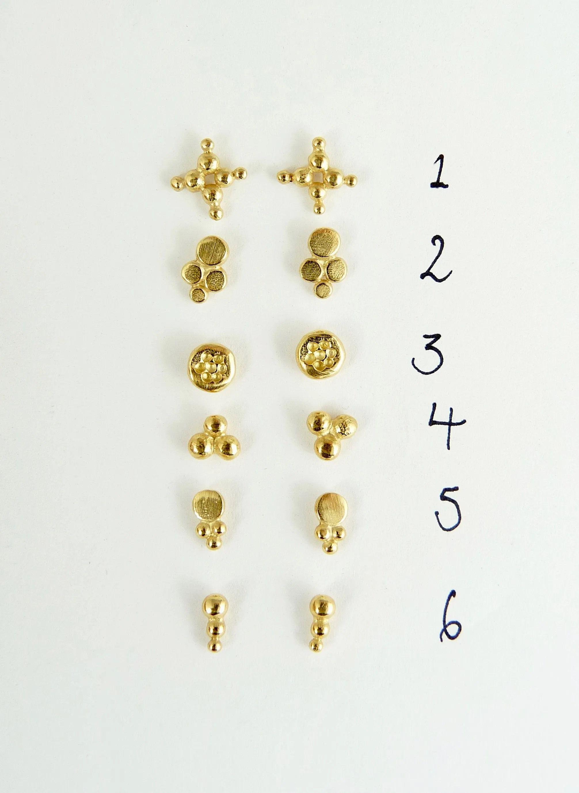 Gold Plated Stud Earrings