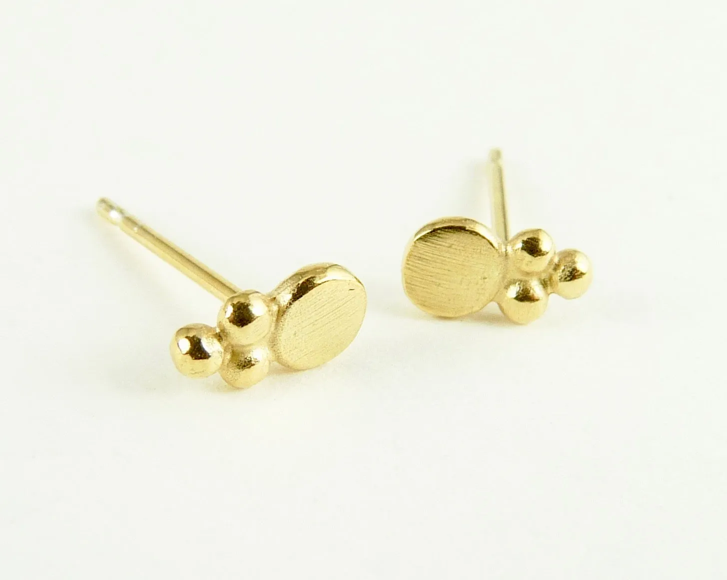 Gold Plated Stud Earrings