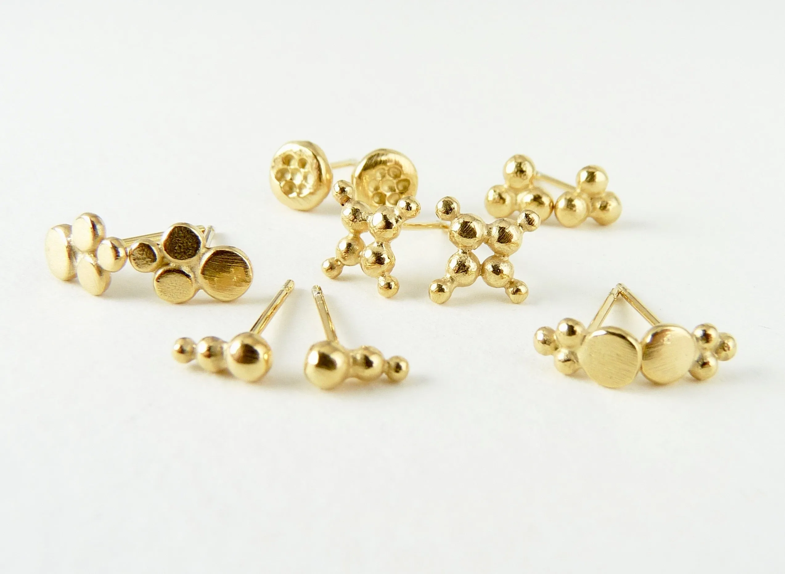 Gold Plated Stud Earrings