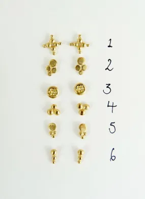 Gold Plated Stud Earrings